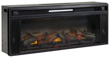 Load image into Gallery viewer, Entertainment Accessories - Fireplace Insert - Rectangular - Black
