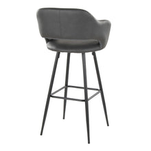 Load image into Gallery viewer, Margarite - Contemporary Fixed Height BarStool With Square Footrest (Set of 2)