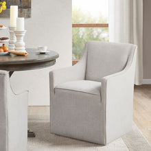 Load image into Gallery viewer, Traditional Skirted Dining Arm Chair