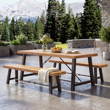Load image into Gallery viewer, Catriona - 3 Piece Wood Outdoor Dining Set - Teak