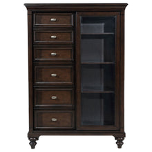 Load image into Gallery viewer, Berwick - 6 Drawer Chest With Door - Dark Oak