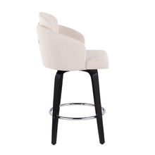 Load image into Gallery viewer, Dahlia - Contemporary Counter Stool Round Footrest (Set of 2)