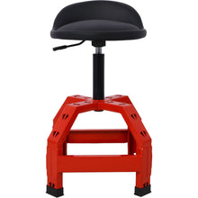 Load image into Gallery viewer, Pneumatic 360 Degree Swivel Stool, Mechanics Rolling Creeper Seat, Heavy Duty Mechanics Stool