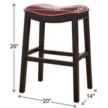 Load image into Gallery viewer, Modern Stool & Nail Head Detailing