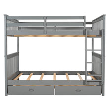 Load image into Gallery viewer, Bunk Bed With Ladders And 2 Storage Drawers