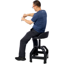 Load image into Gallery viewer, Pneumatic 360 Degree Swivel Stool, Mechanics Rolling Creeper Seat, Heavy Duty Mechanics Stool