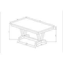 Load image into Gallery viewer, Panda - Dining Table And Trestle Base - Black