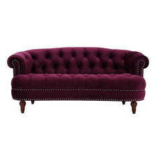 Load image into Gallery viewer, La Rosa - Victorian Chesterfield Loveseat
