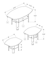 Load image into Gallery viewer, Table Set: Coffee, End, Side, Accent, Living Room, Transitional (Set of 3) - Espresso