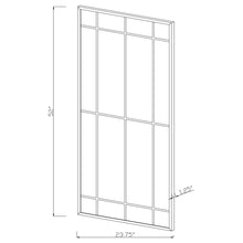 Load image into Gallery viewer, Harvik - Window Pane Wall Mirror With Linear Trim - Black
