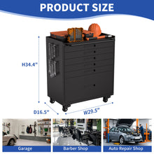 Load image into Gallery viewer, Rolling Tool Cabinet Heavy Duty Garage Storage With Lockable Doors