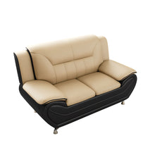 Load image into Gallery viewer, 3 Piece Sofa Set, Upholstered Living Room Furniture - Camel
