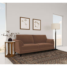 Load image into Gallery viewer, Dania - Sofa With Tufted Arms - Rust