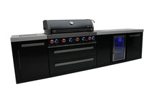 Load image into Gallery viewer, MONT ALPI 805 BLACK STAINLESS STEEL ISLAND WITH A BEVERAGE CENTER-MAi805-BSSBEV