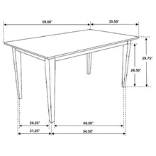 Load image into Gallery viewer, Henin - Rectangle Dining Table - Cappuccino