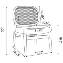 Load image into Gallery viewer, Quinne - Accent Chair With Padded Seat - Black