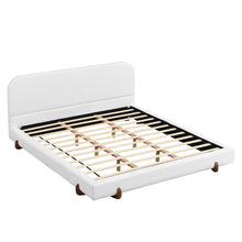 Load image into Gallery viewer, Elegant Upholstered Bed Frame