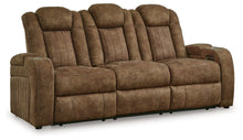 Load image into Gallery viewer, Wolfridge - Power Reclining Sofa With Adj Headrest - Brindle