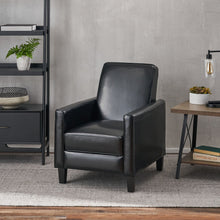 Load image into Gallery viewer, Upholstered Push Back Recliner Chair For Living Room