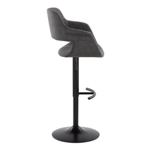 Load image into Gallery viewer, Vintage Flair - Mid Century Modern Adjustable Barstool With Swivel & Rounded T Footrest (Set of 2)