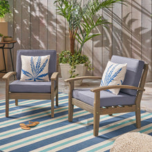 Load image into Gallery viewer, Peyton Club Chair Outdoor Seating Acacia Wood 32.25 X 28.00 X 31.25"