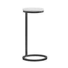 Load image into Gallery viewer, Cerro - Round Accent Table - Antique Bronze / White Marble