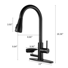Load image into Gallery viewer, 3 In 1 Kitchen Faucet With LED Temperature Display, Pull Down Sprayer