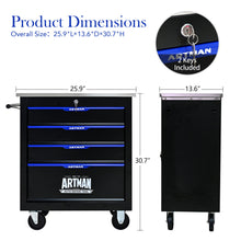 Load image into Gallery viewer, Drawer Multifunctional Tool Cart With Wheels