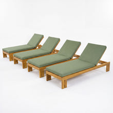 Load image into Gallery viewer, Outdoor Chaise Lounge With 5 Position Adjustable Backrest