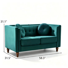 Load image into Gallery viewer, Chesterfield Loveseat 2 Seater Couch For Living Room