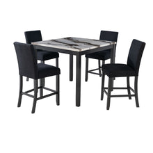 Load image into Gallery viewer, Leoncia - Bar Table And 4 Bar Stools - Espresso / White