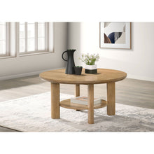 Load image into Gallery viewer, Crispin - Round Table With Lower Shelf