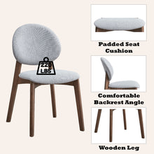 Load image into Gallery viewer, Hadasa - Side Chair, Elegant Upholstery (Set of 2)