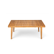 Load image into Gallery viewer, Outdoor Dining Table With Slatted Top, Ideal For Patio