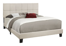 Load image into Gallery viewer, Queen Size Bed, Upholstered, Transitional - Beige