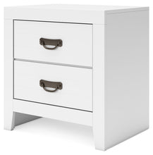 Load image into Gallery viewer, Binterglen - Two Drawer Night Stand - White