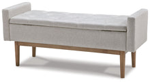 Load image into Gallery viewer, Briarson - Storage Bench - Beige / Brown
