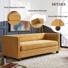 Load image into Gallery viewer, 3 Seater Sofa Upholstery With Square Arms, Living Room Couch