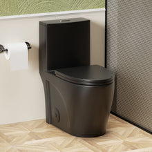 Load image into Gallery viewer, 1 Piece Toilet With Tornado Flush, Dual Flush, And ADA Height Comfort Chair