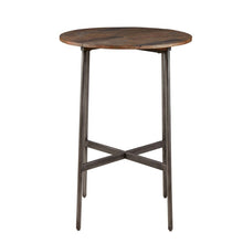 Load image into Gallery viewer, Renu - Round Bar Table With Industrial Charm - Light Brown