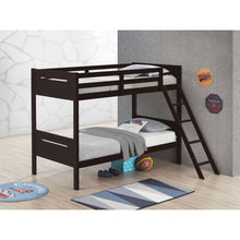 Load image into Gallery viewer, Bunk Bed With Built In Ladder, Safety Guardrails And Angled Access Step