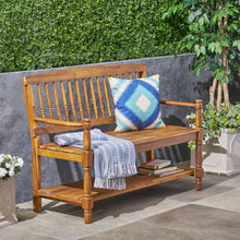 Load image into Gallery viewer, Imperial - Bench With Built In Shelf