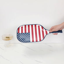 Load image into Gallery viewer, Supreme Housewares - American Flag 15 3/4" Melamine Paddle Tray