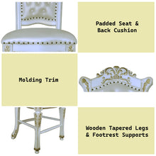 Load image into Gallery viewer, Vendome - Antique Counter Height Chair (Set of 2) - White