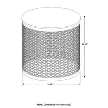 Load image into Gallery viewer, Drum Base Accent Table - Brown