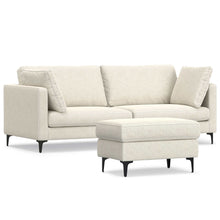 Load image into Gallery viewer, Ava - Mid Century Sofa With Ottoman Set
