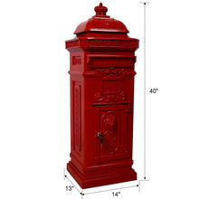 Load image into Gallery viewer, Mailboxs Residential Large-Capacity Letter Box, Rainproof Postbox Statue