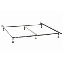 Load image into Gallery viewer, Deverton - Queen / Eastern King / California King Bed Frame With Center Support And Adjustable Design - Black