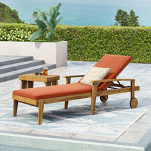 Load image into Gallery viewer, Jason - Chaise Lounge Adjustable Acacia Wood Outdoor Furniture