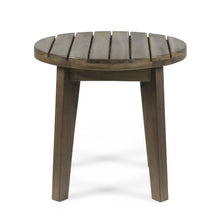 Load image into Gallery viewer, Outdoor Acacia Wood Side Table With Weather Resistance